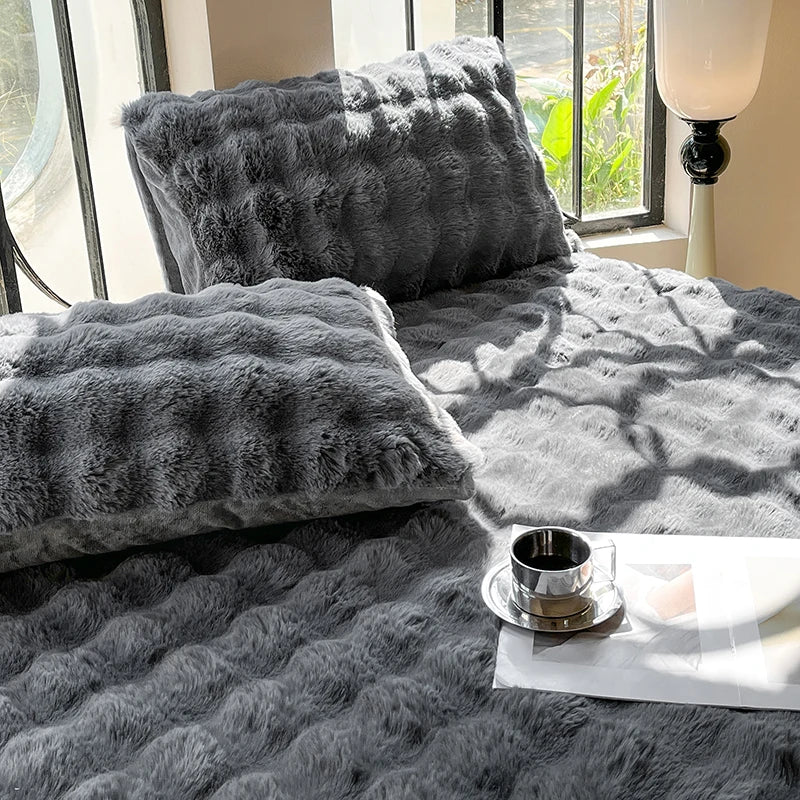 ラビットタッチ 枕カバー (48×74cm・2枚セット)