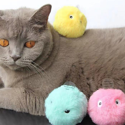 音が出るインタラクティブボール - 猫用キャットニップおもちゃ
