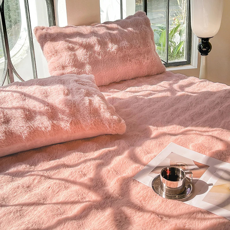 ラビットタッチ 枕カバー （48×74cm・2枚セット）